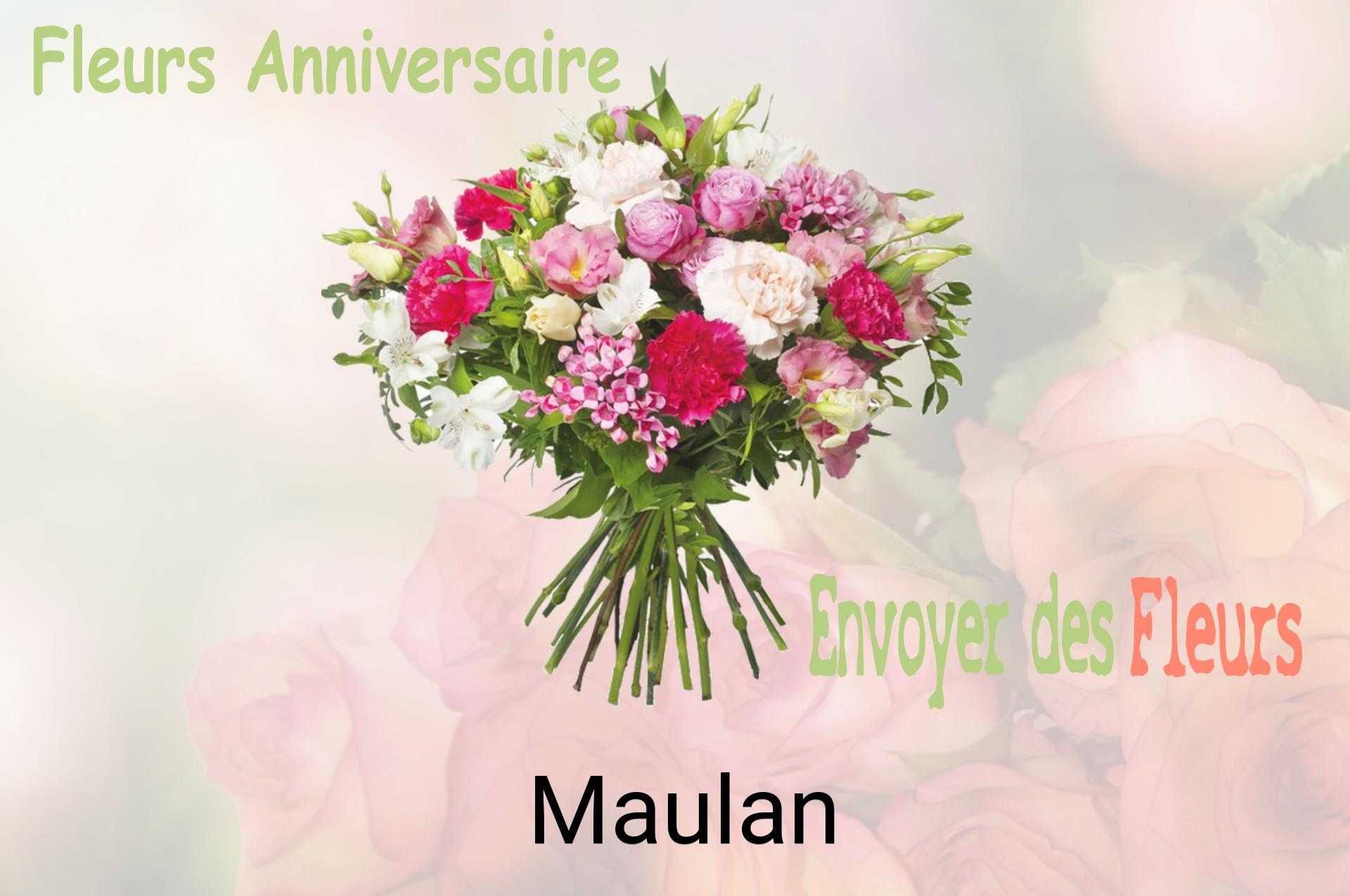 Bouquet de fleurs d’anniversaire livré à Maulan